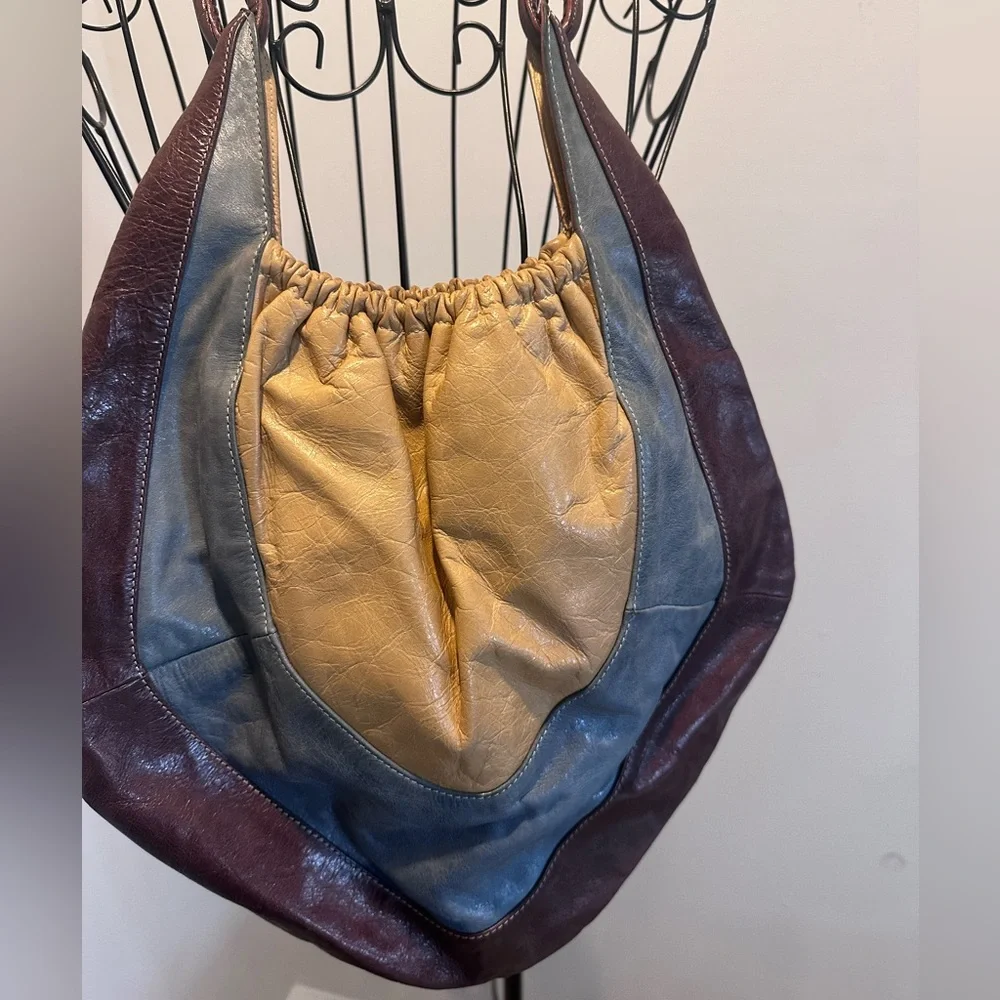 Del Conte Vintage Italian Leather Bag - Excellent Condition - Picture 1 of 8